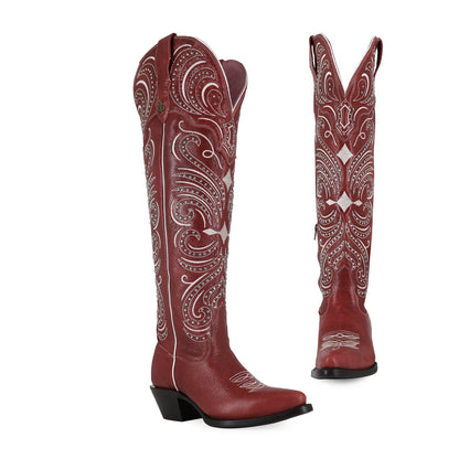 Bota Modelo Alaska Rojo para Mujer