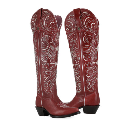 Bota Modelo Alaska Rojo para Mujer