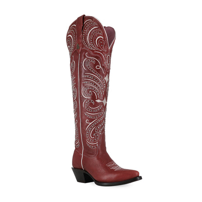 Bota Modelo Alaska Rojo para Mujer